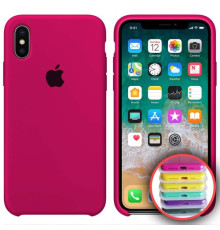 Чохол Silicone Case Full Copy for iPhone XR (47) hot pink mag-2000001031964141816