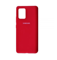 Чохол Silicone Case Full for Samsung S10 Lite Red mag-20000011655158345