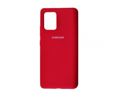 Чохол Silicone Case Full for Samsung S10 Lite Red mag-20000011655158345
