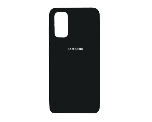 Чохол Silicone Case Full for Samsung S20 Black mag-2000001168714140909