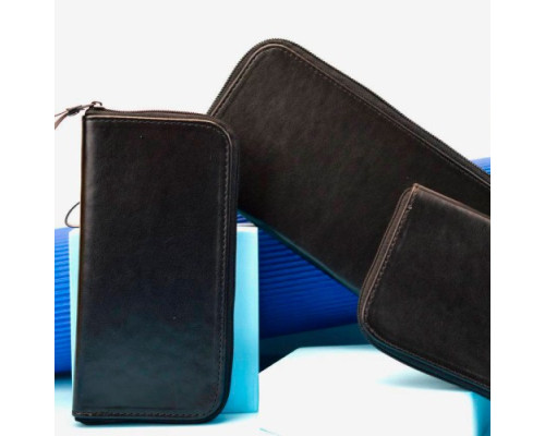 Чохол-кісет шкіряний Метелик NEW 6 (156*75мм) Чорний mag-200000111159856377