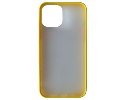 Чохол-бампер захисний Gingle Matte Case iPhone 12 Pro Max yellow/red mag-20000012417215307