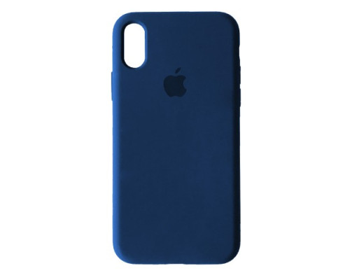 Чохол Silicone Case Full Copy for iPhone X/XS (63) deep navy mag-2000001247624141866