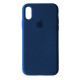 Чохол Silicone Case Full Copy for iPhone X/XS (63) deep navy mag-2000001247624141866