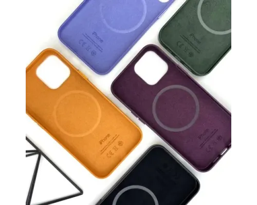 Чохол Leather Case with MagSafe for iPhone 12/12Pro Saddle Brown mag-2000001258309144180