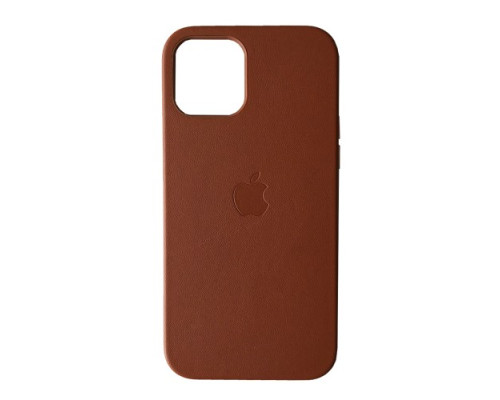 Чохол Original Leather Case with MagSafe for iPhone 12/12Pro Saddle Brown mag-20000012583096515