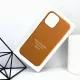 Чохол Leather Case with MagSafe for iPhone 12/12Pro Saddle Brown mag-2000001258309144180