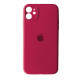 Чохол Silicone Case Full Camera Copy for iPhone 12 (36) rose red mag-2000001266359132639