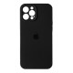 Чохол Silicone Case Full Camera for iPhone 12 Pro Max (18) black mag-2000001266625131272