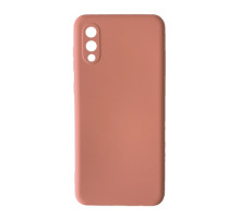 Чохол Silicone Case Camera (no logo) для Samsung A02 (A022) peach mag-2000001344156100516