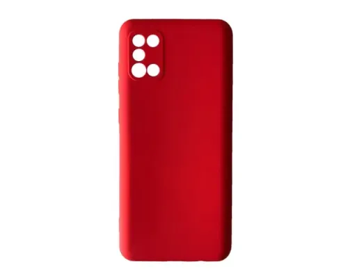 Чохол Silicone Case Camera (no logo) для Samsung A31 (A315) red mag-2000001344422152677