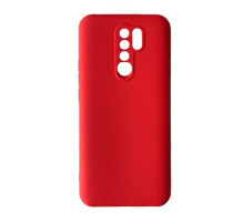 Чохол Silicone Case Camera (no logo) для Xiaomi Redmi 9 red mag-2000001344620100559
