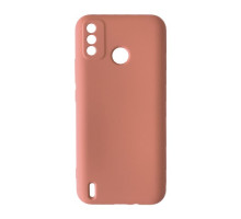 Чохол Silicone Case Camera (no logo) для Tecno Spark 6 Go peach mag-2000001345078100602