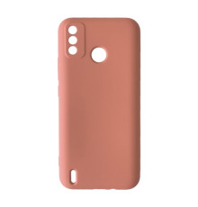 Чохол Silicone Case Camera (no logo) для Tecno Spark 6 Go peach mag-2000001345078100602
