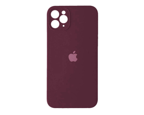 Silicone Case Full Camera Square side Copy for iPhone 11 Pro Max Marsala mag-2000001350164100828