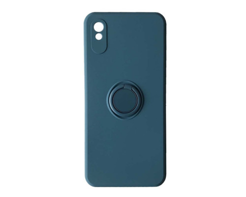 Чохол Ring Case для Xiaomi Redmi 9A Blue mag-2000001367544101178