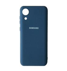 Чохол Silicone Case Full for Samsung A03 Core (A032) Navy Blue mag-200000137418440910