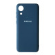 Чохол Silicone Case Full for Samsung A03 Core (A032) Navy Blue mag-200000137418440910