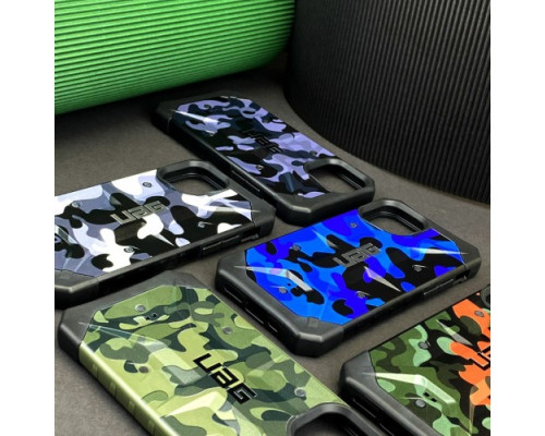 Чохол ударостійкий UAG PATHFINDER for iPhone 13 Pro Max Green-grey-orange mag-2000001378205101519