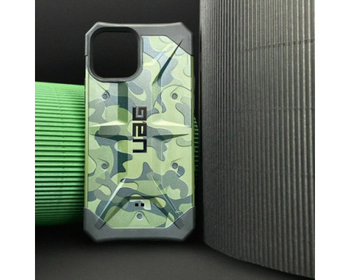 Чохол ударостійкий UAG PATHFINDER for iPhone 13 Pro Max Green-grey-orange mag-2000001378205101519