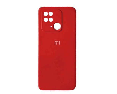 Чохол Silicone Case Full for Xiaomi Redmi 10C Red mag-200000138859436181