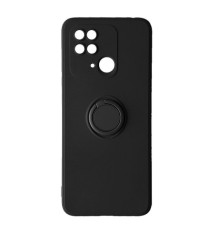 Чохол Ring Case для Xiaomi Redmi 10C Black mag-2000001391990101811