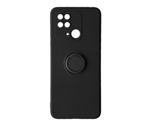 Чохол Ring Case для Xiaomi Redmi 10C Black mag-2000001391990101811
