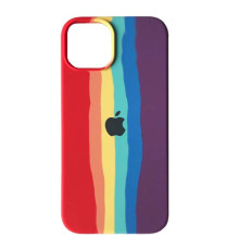 Чохол Silicone Case Full for iPhone 14 RAINBOW 2 mag-2000001440223140104