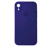 Silicone Case Full Camera Square side Copy for iPhone XR Ultra violet mag-2000001456323142659