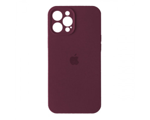 Silicone Case Full Camera Square side for iPhone 13 Pro Max Marsala mag-200000145710833045
