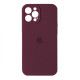 Silicone Case Full Camera Square side for iPhone 13 Pro Max Marsala mag-200000145710833045