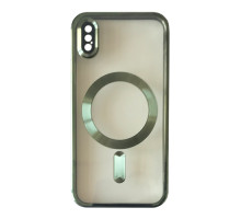 Чохол SHINING Camera MagSafe for iPhone XS Dark green mag-2000001459911131905