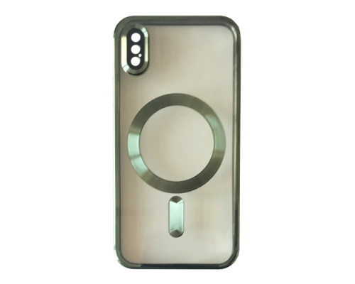 Чохол SHINING Camera MagSafe for iPhone XS Dark green mag-2000001459911131905