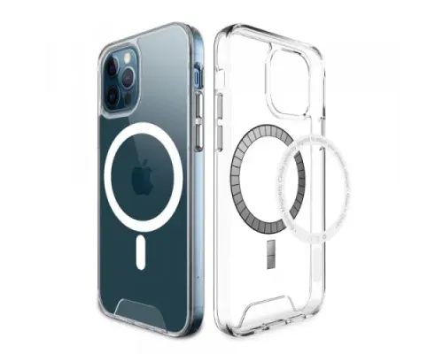Чохол SPACE MagSafe Drop Protection for iPhone 15 Pro Max Transparent (дефект упаковки) mag-2000001479384153376