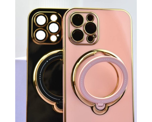 Чохол GLITTER SHINING HOLDER MagSafe for iPhone 12 Pro Max Pink mag-200000149627518601