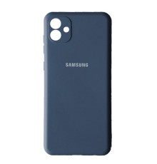 Чохол Silicone Case Full for Samsung A04 (A045) 2022 Navy Blue mag-200000141863513615