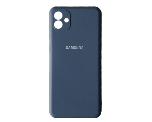 Чохол Silicone Case Full for Samsung A04 (A045) 2022 Navy Blue mag-200000141863513615