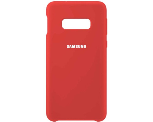 Чохол Silicone Case Full for Samsung S10E Red mag-200000142923539097
