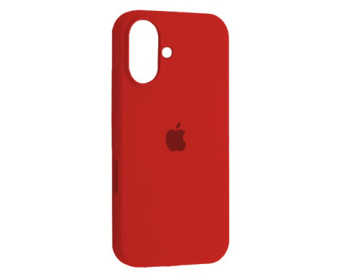 Чохол Silicone Case Full Copy for iPhone 16 (14) red mag-200000154080051521