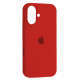 Чохол Silicone Case Full Copy for iPhone 16 (14) red mag-200000154080051521