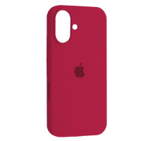 Чохол Silicone Case Full Copy for iPhone 16 (36) rose red mag-200000154092353789