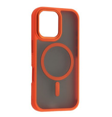 Чохол NEW MATTE MAGSAFE for iPhone 16 Plus Orange mag-200000155239152498