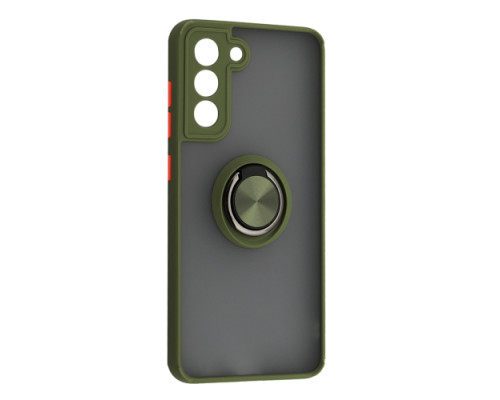Чохол Gingle Ring Case for Samsung S21 FE (SM-G990) Khaki mag-200000156060055794