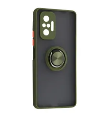 Чохол Gingle Ring Case for Xiaomi Redmi Note 10 Pro Khaki mag-2000001560921152842
