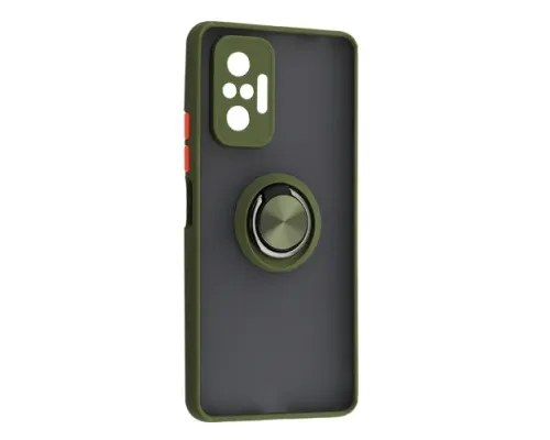 Чохол Gingle Ring Case for Xiaomi Redmi Note 10 Pro Khaki mag-2000001560921152842
