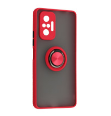 Чохол Gingle Ring Case for Xiaomi Redmi Note 10 Pro Red mag-200000156093855807