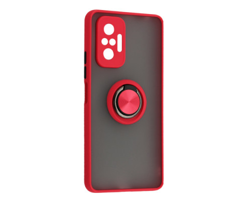 Чохол Gingle Ring Case for Xiaomi Redmi Note 10 Pro Red mag-200000156093855807