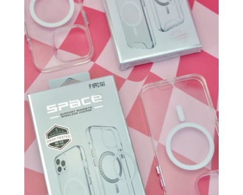 Чохол SPACE MagSafe Drop Protection for iPhone 16 Plus Transparent mag-2000001561775137702