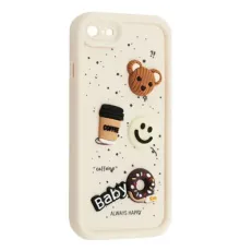 Чохол HAPPY Donut Case for iPhone 7/8 White mag-2000001561867143767