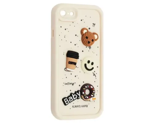 Чохол HAPPY Donut Case for iPhone 7/8 White mag-2000001561867143767